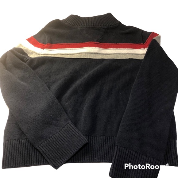 Tommy Hilfiger Boys Zip Front Sweater Size Small 6/7 - Picture 3 of 7
